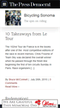 Mobile Screenshot of cycling.blogs.pressdemocrat.com