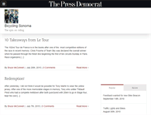 Tablet Screenshot of cycling.blogs.pressdemocrat.com