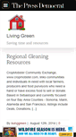 Mobile Screenshot of livinggreen.blogs.pressdemocrat.com