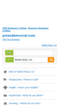 Mobile Screenshot of localbusiness.pressdemocrat.com