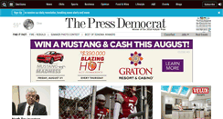 Desktop Screenshot of pressdemocrat.com